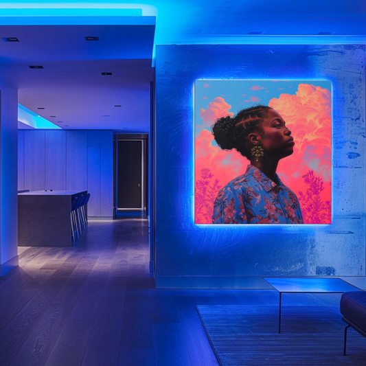 333 'Pink Skies Meditation Series' Downloadable Print