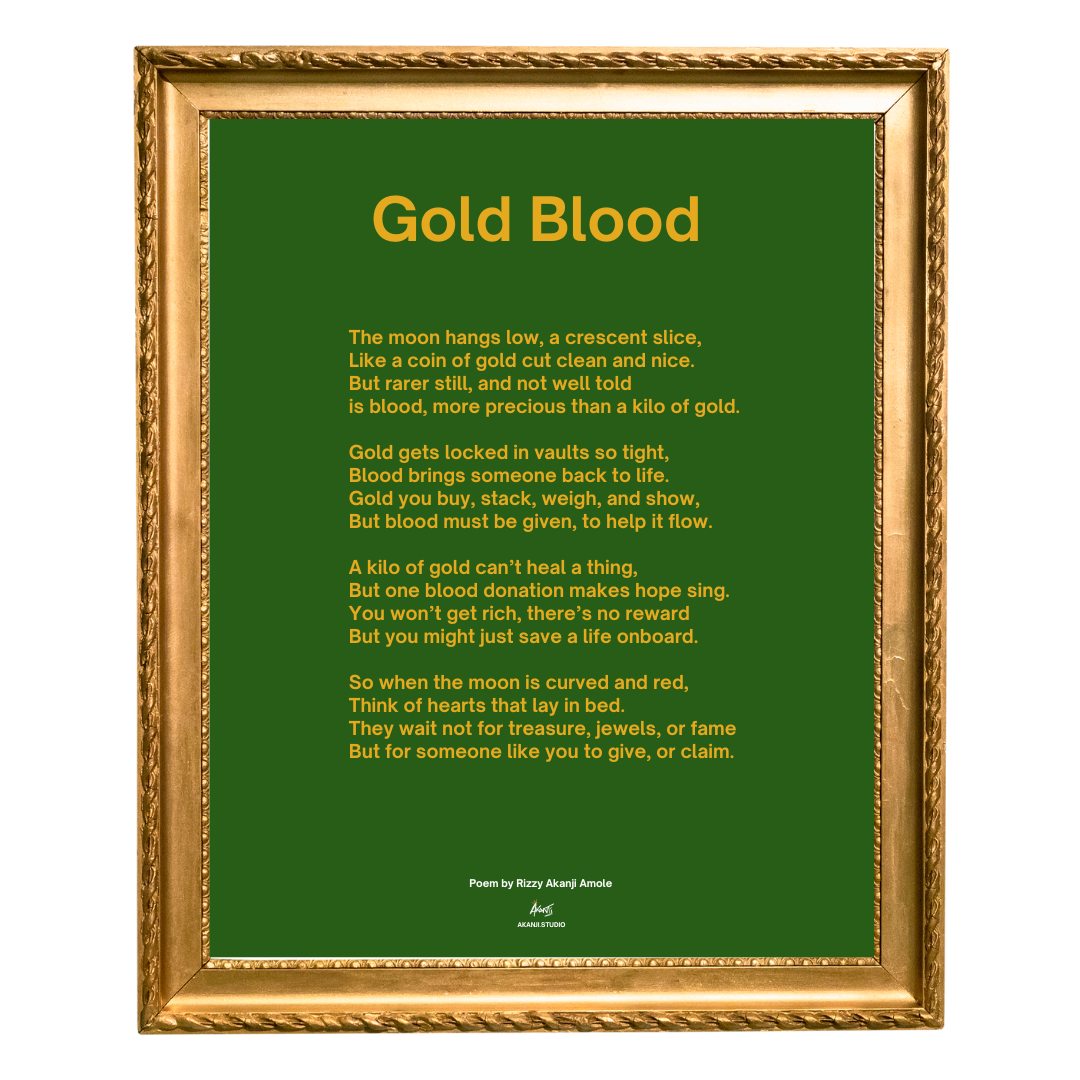 'Gold Blood' by Akanji Studio