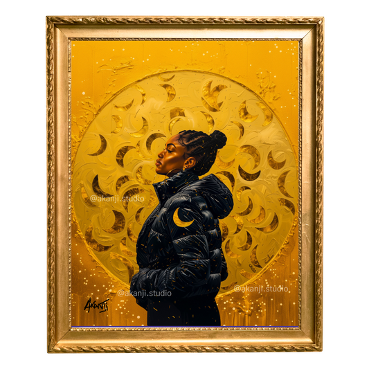 'Moon Crescent Ayotunde' by Akanji Studio