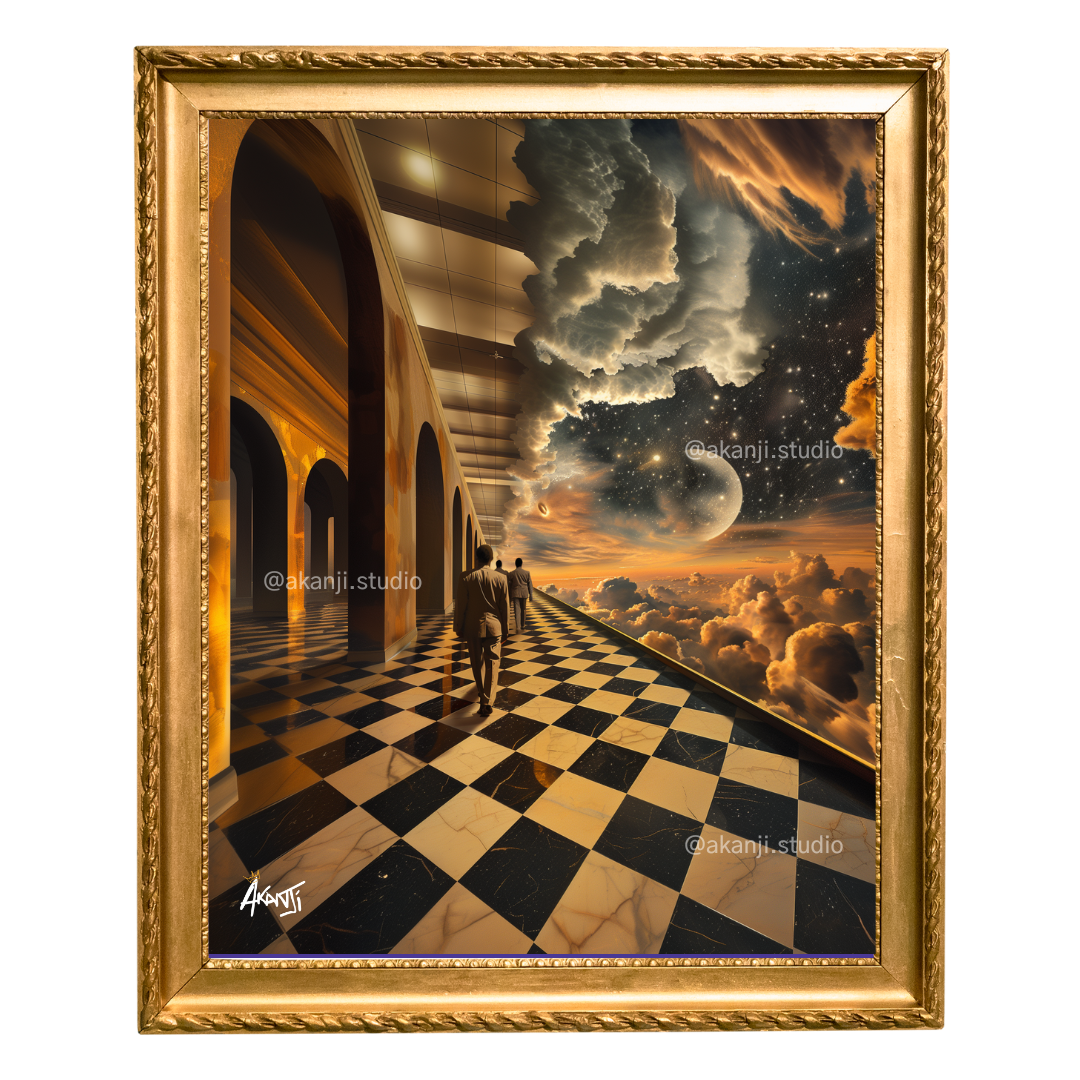 'Begin To Perform' by Akanji Studio | Gloss Paper Print