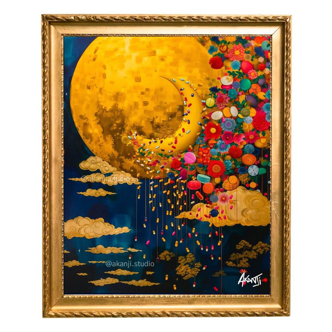 'Chronic Wrld' by Akanji Studio - Canvas